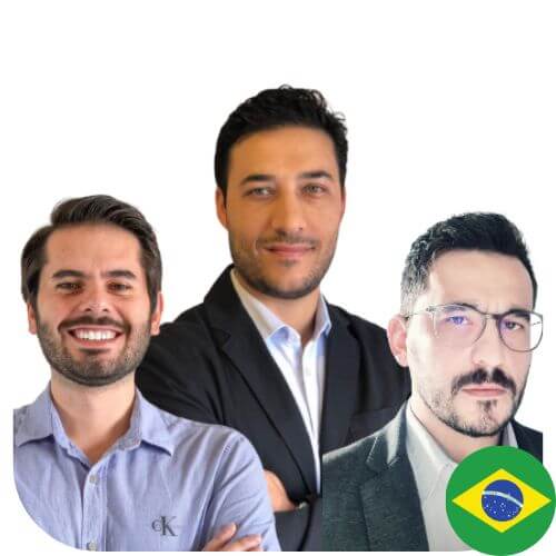 Renan Cunha, Gileade Pina, Romulo Costa